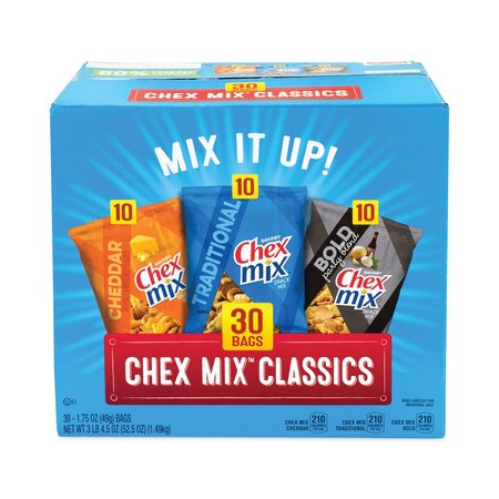 Varieties, Assorted Flavors, 1.75 oz Pack, 30PK -  CHEX MIX, 49814